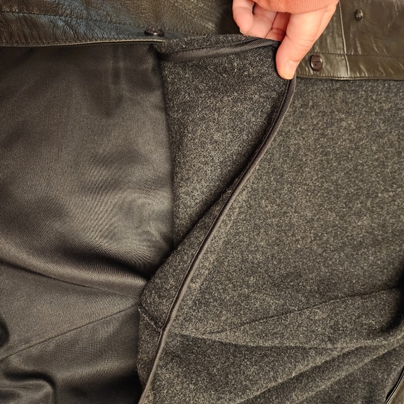 Coach Men's Black Soft Leather Coat - Picture 11 of 14